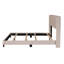 Grand lit plateforme tapissier en velours-87878487