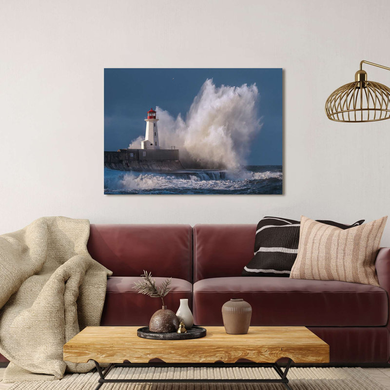 Pangea Images - Wrapped Canvas Print, Blue/White, 90cm H x 120cm W