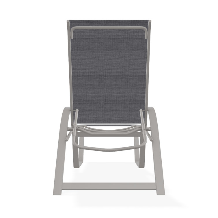 Holna Outdoor Rust-Resistant Metal Chaise Lounge
