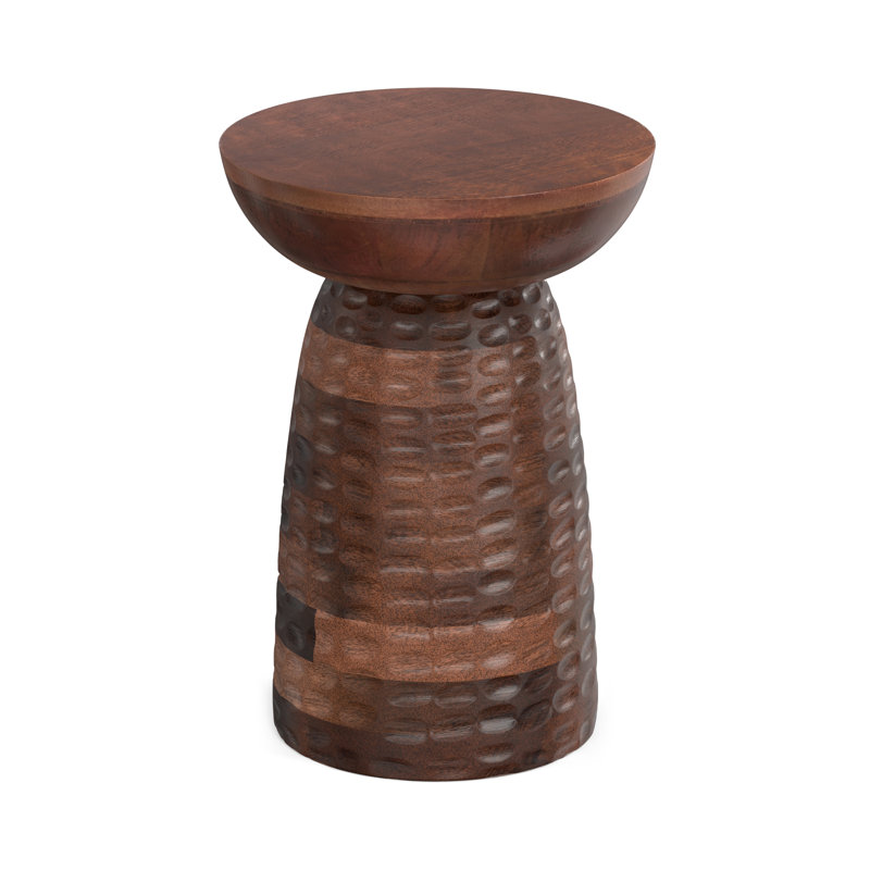 Table de bout Boyd, Brun foncé chaud