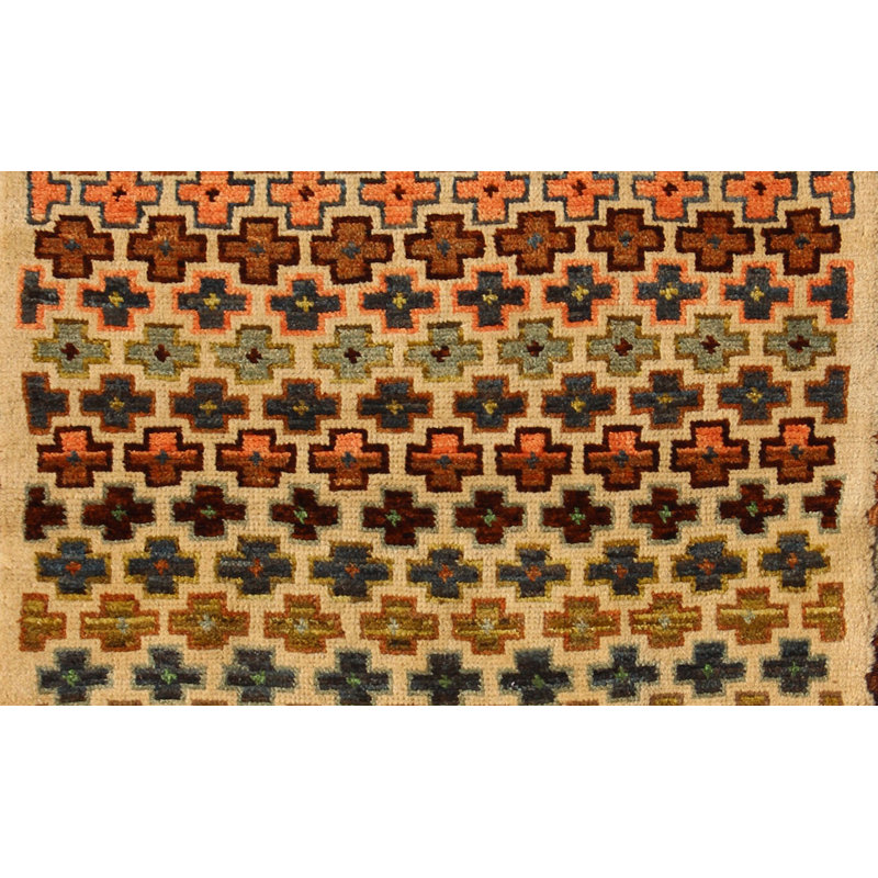 Rectangle 88 cm x 131 cm Oriental Hand Woven Area Rug