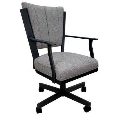 Chaise pivotante avec accoudoirs