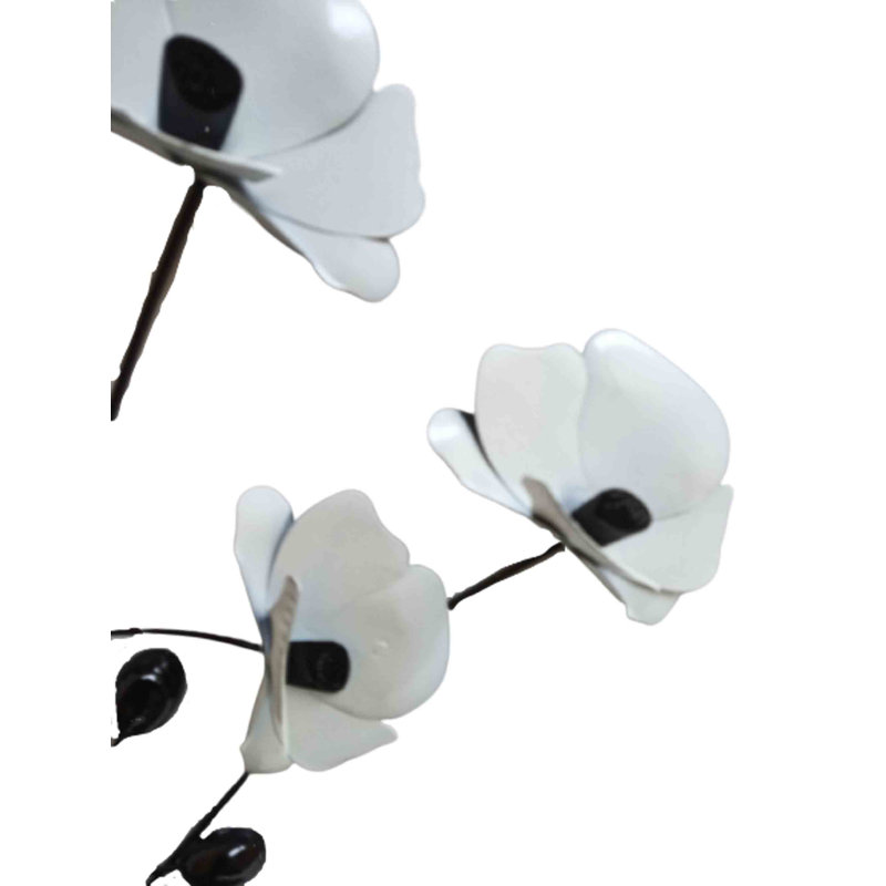 Handmade Traditional Plants & Flowers Wall Decor on Metal