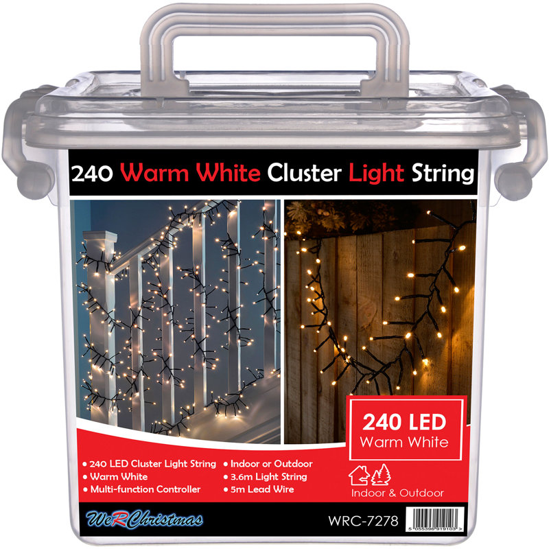 12.5cm LED Indoor / Outdoor String Lights