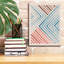 «Red and Blue Sunset 1» par Laura Marshall, art mural sur toile-772662598