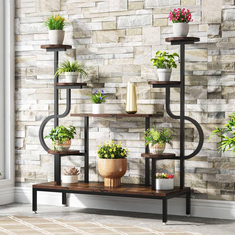 Support pour plante Sheneza, Brun