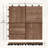 Natural Acacia Wood Interlocking Deck Tiles 12″x12″-122500075