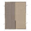 Rug & Kilim’S Accent Kilim, Square Rug In Textural Cream And Gray Stripes