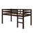 Twin Elevated Loft Bed With Ladder, Reinforced Slat Bed Platform-1269828569