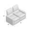 Fauteuil de cinéma (rangée de 2)-25791428-25791423
