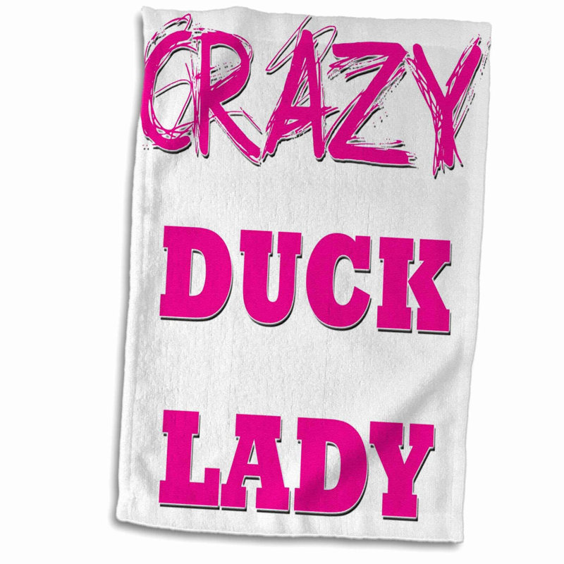 Quirky Duck Lover's Kitchen Towel, 15 x 22