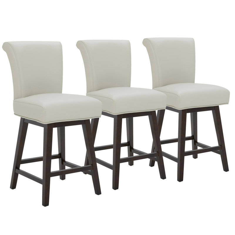Tabouret de comptoir 26 po Aoibhne, Gris clair