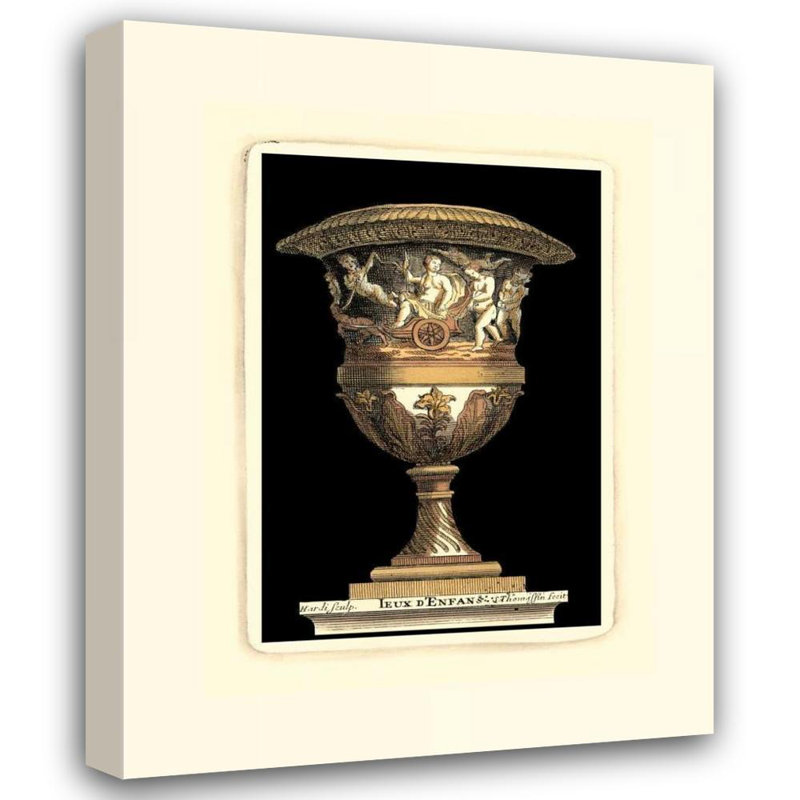 Art sur toile tendue Lark Manor ™ Vision Studio Gallery: vase Renaissance III, H 45 po x l 36 po