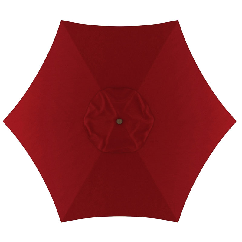 Parasol de marché Henry Street, Brique - polyester