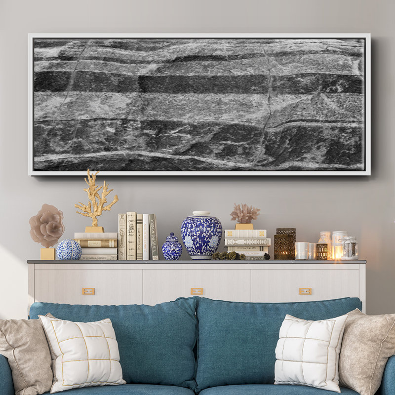 Found Textures XI- Framed Canvas