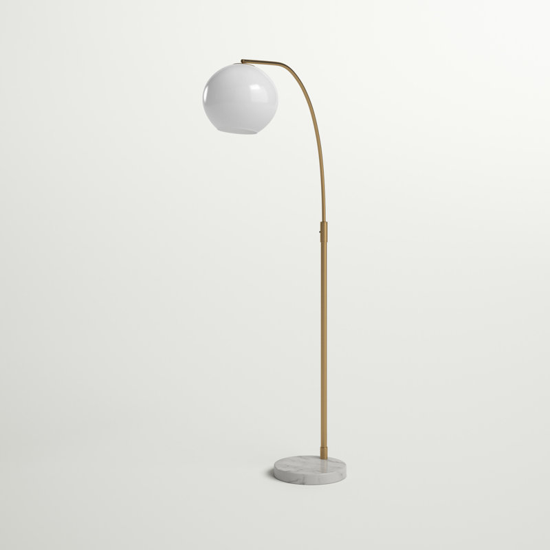 Aaliyah 170cm Marble Arched Floor Lamp