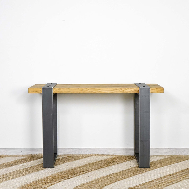 Lena Solid Wood Top Console Table, 60 H x 100 W x 40 D cm