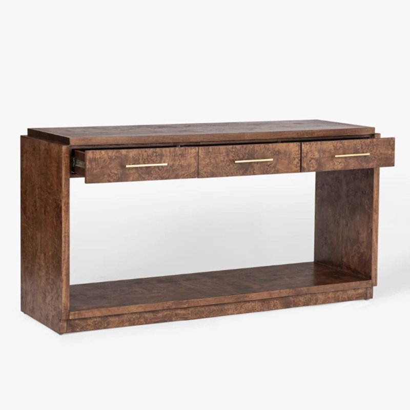 Wabi-sabi-style retro simple console table