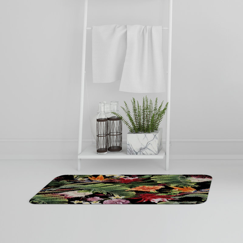 Keesha Memory Foam Non-Slip Bath Rug