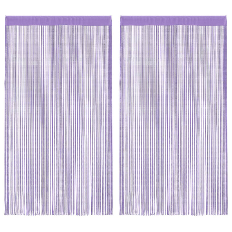 Back Bay Sheer Curtain Pair, Purple, 355.6cm Width x 635cm Drop