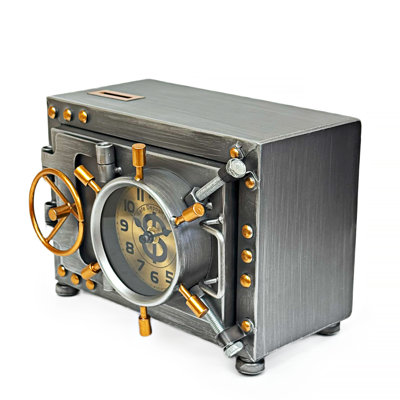 Bank Vault Table Clock