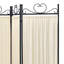 Paravent pliable 4 panneaux Shoji beige