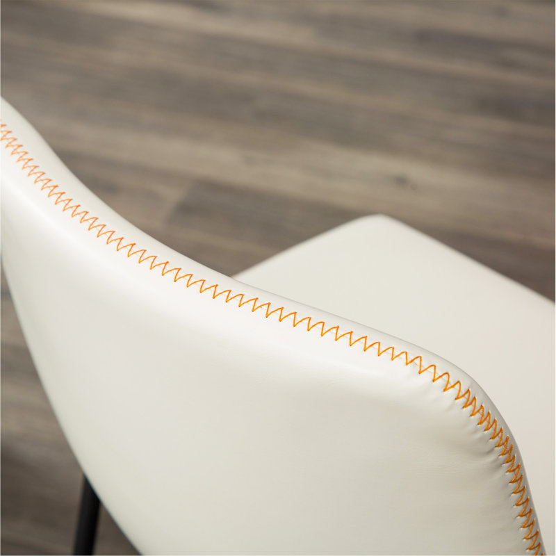 Tabourets de comptoir Lotusville, Blanc