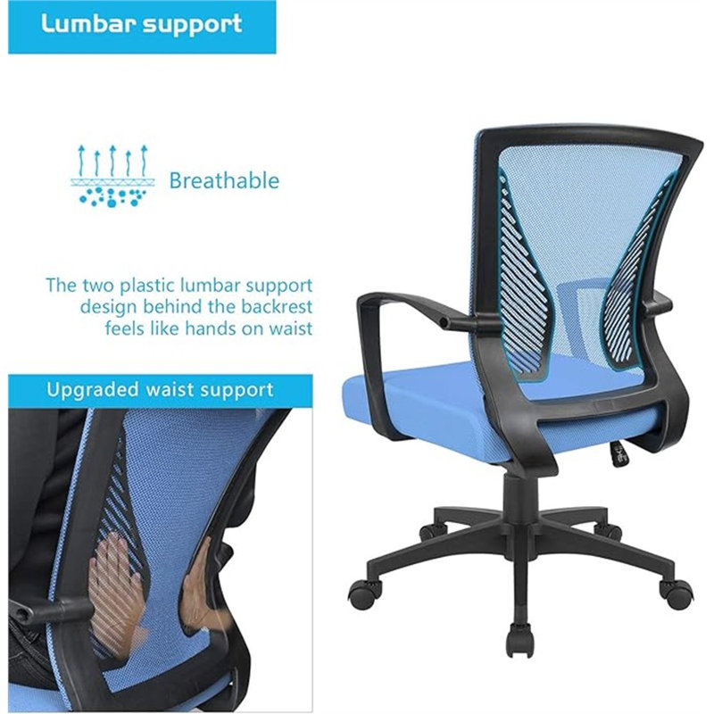 Fauteuil de bureau Furmax, Bleu