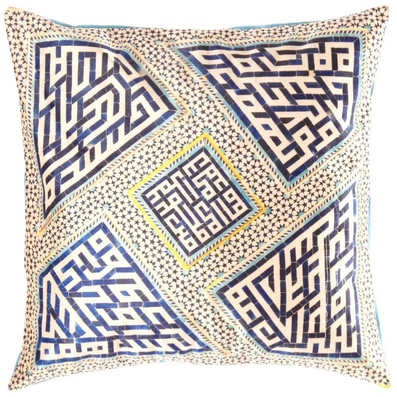 Coussin décoratif en velours