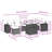 Vidaxl Garden Sofa Set Grey