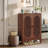 6-tier Shoe Storage Cabinet With Doors And Adjustable Shelves For Entryway