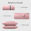 100% Cotton Percale 300 Thread Count 4-Piece Bedding Set-124490844-124490848-124490842