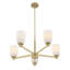 Lustre 5 lumières en laiton noble Aldegonde-129437295