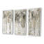 The Modern Gray Forest IV - Farmhouse, ensemble d'art mural sur toile encadrée, 3 pièces-72043151-72044139
