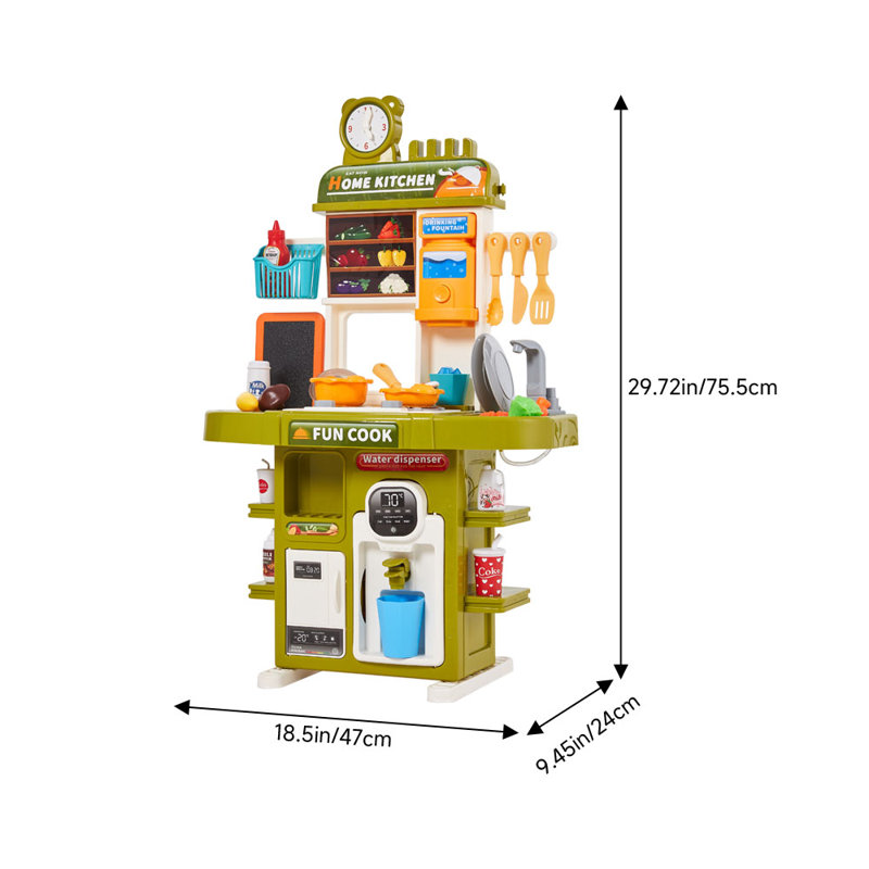 Children Pretend Kitchen Playset 50PCS