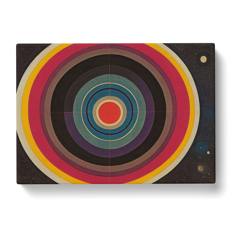 Calming Abstract - Wrapped Canvas Print, 35cm H x 50cm W x 3cm D