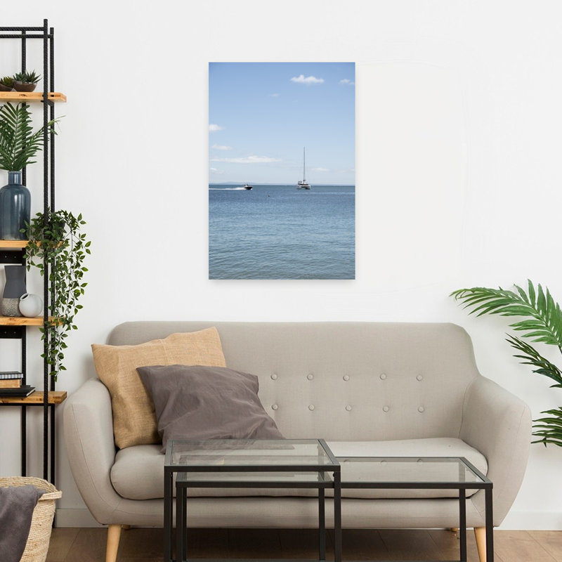 Art contemporain, art côtier d'été, H 24 po x l 16 po