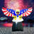 GOOSH 8.5 FT Independence Day Inflatable Patriotic Bald Eagle with LED Lights