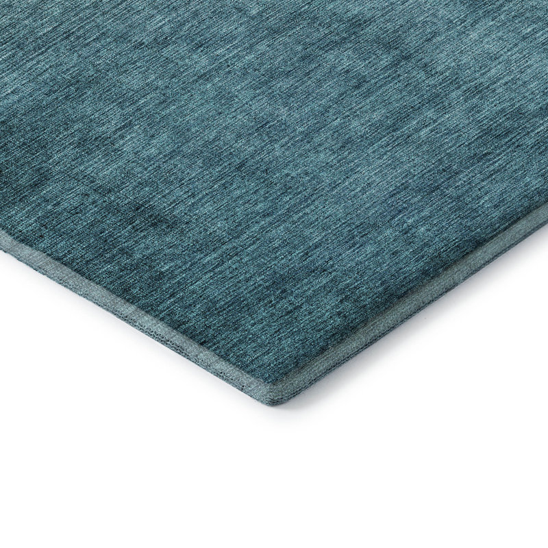 Premium Brown Microfiber Ombre Washable Rug 2'6" x 3'10"