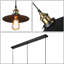 Marks 3 - Light Black Kitchen Island Pendant