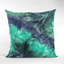 Plutus Green Blue Northern Lights Animal Faux Fur Luxury Throw Pillow Rectangular-86565223