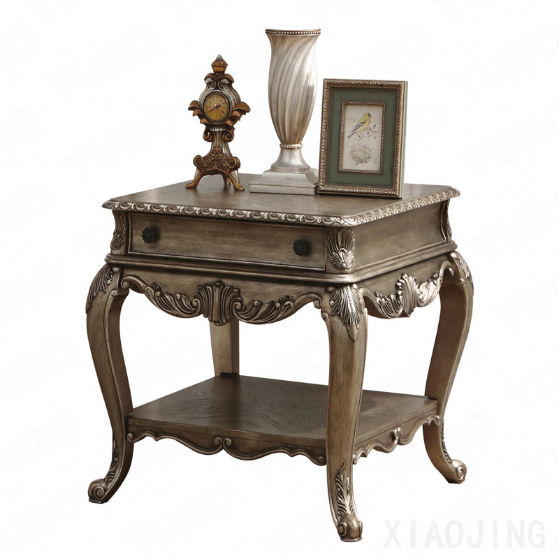 Vintage Oak Rectangular End Table