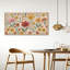 Grand art mural encadré sur toile Boho