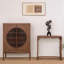 Buffet brun en bois d'orme massif 35,43 po