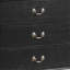 Charmant coffre de rangement traditionnel noir-1451400013
