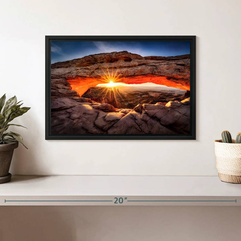 Alvord Mesa Arch Sunrise Canyonlands II, H 9 po x l 13 po