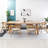 4 - Person Burlywood Rectangular Solid Wood Tabletop Dining Table Set