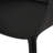 Azalea Outdoor Chair - Weather , Stable Frame, Minimalist Outlook, Black Polypropylene, 22.63in Depth, 21.51in Width, 32.57in Height, 12.11lb Weight Chair Use Material, Stylish Comfort, 23in D,