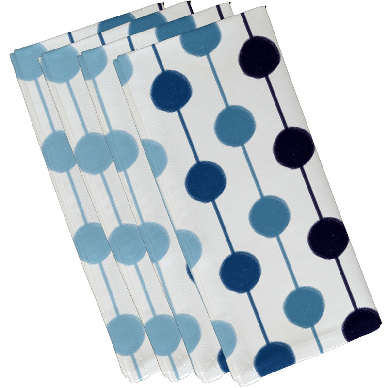 Serviette 22 po Cersei, Bleu marine
