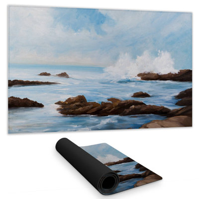 Seaside wave - 14.00"x24.25" Desk mat